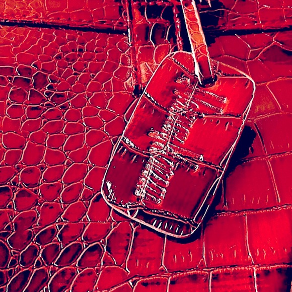 “NIEMAN MARCUS” BURGUNDY TOTE BAG  NWT - Picture 6 of 8